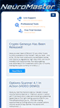 Mobile Screenshot of neuromastersoftware.com